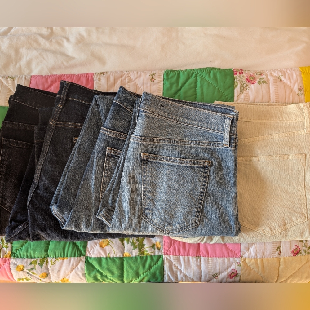 5 Pairs Of Gap Jeans